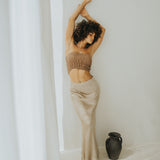 Sade Maxi Slip Skirt